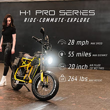 Load image into Gallery viewer, Hover-1 Altai Pro R750 Electric Bicycle with 28 mph Max Speed, 750W Motor, Average Range of 55 Miles, and Accessories
