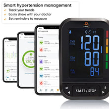 Load image into Gallery viewer, Dario Blood Pressure Monitor Gen2 - Automatic Digital BP Machine with Large Backlit Display Upper Arm Meter and Large Cuff for Accurate Home Use, with Carrying Case (Large 8.75-16.5 in (22-42cm))
