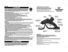 Load image into Gallery viewer, Surebonder Cordless Hot Glue Gun, High Temperature, Full Size, 60W, 50% More Power - Sturdily Bonds Metal, Wood, Ceramics, Leather &amp; Other Strong Materials (Specialty Series CL-800F)
