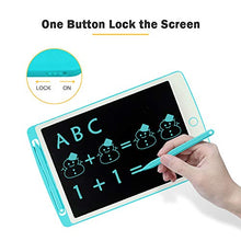 Load image into Gallery viewer, Richgv LCD Writing Tablet, 10 inches Electronic Graphic Tablet, Writing &amp; Drawing Doodle Board with Memory Lock for Home, School,Office, Blue
