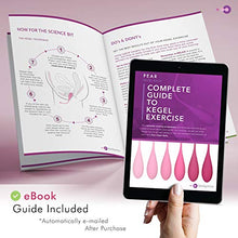 Load image into Gallery viewer, Deluxe Kegel Weighted Exercise Balls - Pelvic Floor Tightening &amp; Strengthen Bladder Control - Prevent Prolapse - Set of 6 for Beginners to Advanced with Free E-Book
