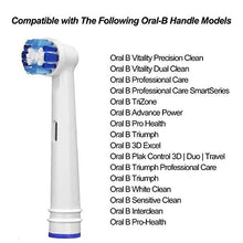 Load image into Gallery viewer, Replacement Toothbrush Heads Compatible with Oral B Braun, 4 Pack Professional Electric Toothbrush Heads Precision Clean Brush Heads Refill for Oral-B 7000/Pro 1000/9600/ 500/3000/8000 (4pack)
