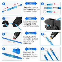 Load image into Gallery viewer, Kuject 320 PCS Heat Shrink Wire Connectors, Multipurpose Waterproof Electrical Wire Terminals kit, Insulated Crimp Connectors Ring Fork Spade Butt Splices for Automotive Marine Boat Truck
