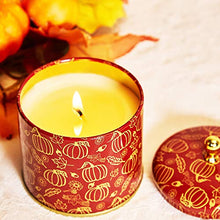 Load image into Gallery viewer, Leize Fall Candles, Pumpkin Cinnamon Scented Candles, 100% Soy Candles for Home, Highly Scented Aromatherapy Candles, 50 Hours Long Burning, Candles Gifts for Halloween Christmas Home Decoration
