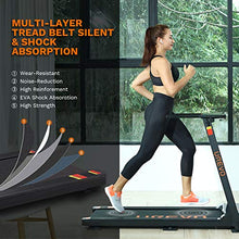 Load image into Gallery viewer, UREVO Foldable Treadmills for Home,Under Desk Electric Treadmill Workout Running Machine,2.5HP Portable Compact Treadmill with 12 Pre-Set Programs and 16.5 Inch Wide Tread Belt
