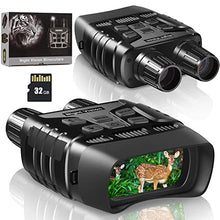 Load image into Gallery viewer, NEWBEA Night Vision Goggles Night Vision Binoculars for 100% Darkness, Digital Military Infrared Binoculars can Take Photo and Video, with 32G Memory Card
