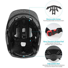 Load image into Gallery viewer, CHILEAF Adult Mountain Bike Helmet with Sports Face Scarf, Bicycle Helmet Specialized for Men Women, Cycling Helmet CE Certified Adjustable Lightweight Helmet for BMX Skateboard MTB Road Bike (Blue)
