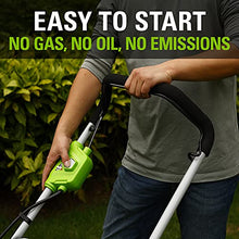 Load image into Gallery viewer, Greenworks 40V 19-Inch Cordless (3-In-1) Push Lawn Mower, 4.0Ah + 2.0Ah Battery and Charger Included 25223
