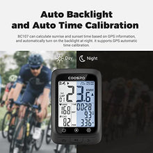 Load image into Gallery viewer, COOSPO Bike Computer GPS Wireless, ANT+ Cycling Computer GPS with Bluetooth , Multifunctional ANT+ Bicycle Computer GPS with 2.4 LCD Screen, Bike Speedometer with Auto Backlight IP67

