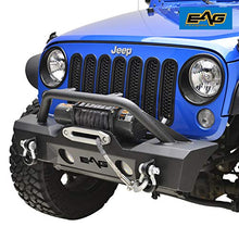 Load image into Gallery viewer, EAG Stubby Front Bumper W/Fog Light Holes Fit for 07-18 Wrangler JK
