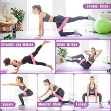 Load image into Gallery viewer, FITFORT Resistance Bands for Legs and Butt Exercise Bands - Non Slip Elastic Booty Bands, 3 Levels Workout Bands Women Sports Fitness Band for Squat Glute Hip Training
