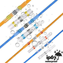 Load image into Gallery viewer, 120PCS Solder Seal Wire Connectors - Sopoby Heat Shrink Solder Connectors - Waterproof Solder Butt Connector Kit Insulated Automotive Marine Electrical Wire Terminals
