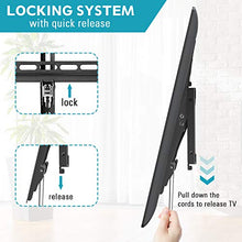 Load image into Gallery viewer, MOUNTUP Tilting TV Wall Mount Bracket for Most 37-70 Inches TVs, TV Mount with 10 Degrees Smooth Tilt, Low Profile TV Wall Mount, Easy Install on 16&quot;, 18&quot;, 24&quot; Studs Loading Capacity 110 lbs MU0008
