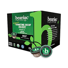 Load image into Gallery viewer, beaniac Organic Down Time Decaffeinated Medium Roast, Single Serve Coffee Pods, Arabica Coffee, Plant-Based, 30 Count
