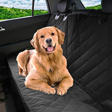 Load image into Gallery viewer, Pet Magasin Durable Black Pet Car Seat Cover Waterproof &amp; Scratch Proof &amp; Nonslip Backing &amp; Hammock Style &amp; Heavy Duty Back Seat Protector for Cars Trucks &amp; SUVs
