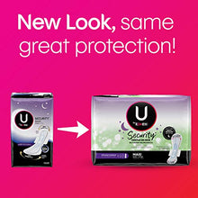 Load image into Gallery viewer, U by Kotex Security Maxi Feminine Pads with Wings, Extra Heavy Overnight Absorbency, Unscented, 48 Count (2 Packs of 24) (Packaging May Vary)
