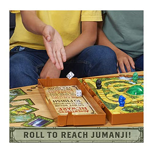 Spin Master Jumanji Deluxe Game, Immersive Electronic Version of The Classic Adventure Movie Board Game, with Lights and Sounds, for Kids & Adults Ages 8 and up