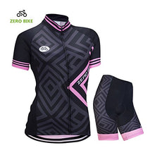 Load image into Gallery viewer, ZEROBIKE Women&#39;s Short Sleeve Cycling Jersey Jacket Cycling Shirt Quick Dry Breathable Mountain Clothing Bike Top
