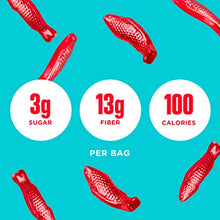 Load image into Gallery viewer, SmartSweets Sweet Fish, Candy with Low Sugar (3g), Low Calorie (100), No Artificial Sweeteners, Vegan, Plant-Based, Gluten-Free, Non-GMO, Healthy Snack for Kids &amp; Adults, 1.8oz (Pack of 12)
