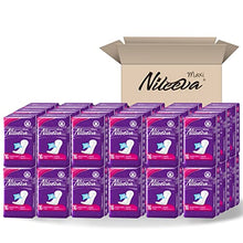 Load image into Gallery viewer, Nileeva Individually Wrapped Super Maxi Sanitary Napkins Feminine Care , Super Value (576 Pads= 16 Pads/Pack X 36 Packs) Bulk Buy
