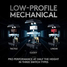 Load image into Gallery viewer, Logitech G915 TKL Tenkeyless Lightspeed Wireless RGB Mechanical Gaming Keyboard, Low Profile Switch Options, LIGHTSYNC RGB, Advanced Wireless and Bluetooth Support - Clicky, Black
