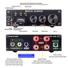Load image into Gallery viewer, TDA7498E 2 Channel Home Stereo Audio Amplifier, Ansten 2.0CH Bluetooth 5.0 Mini Hi-Fi Class D Integrated Amp Receiver for Home Desktop Speakers 160W x 2 with Bass Treble and USB Port
