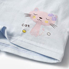 Load image into Gallery viewer, Core Pretty Little Girls Cotton Underwear Soft Boy Shorts Kids Comfortable Briefs Nice Panties Cute Cat Pattern Design Underpants(Flower Cat, 6-8 Years)
