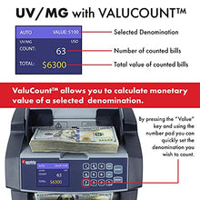 Load image into Gallery viewer, Cassida 6600 UV/MG – USA Business Grade Money Counter with UV/MG/IR Counterfeit Detection – Top Loading Bill Counting Machine w/ ValuCount™, Add and Batch Modes – Fast Counting Speed 1,400 Notes/Min

