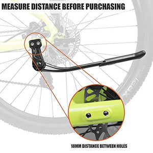 BV Adjustable Rear Mount Bicycle Bike Kickstand for 24" - 29" Mountain Bike/Road Bike/BMX/MTB