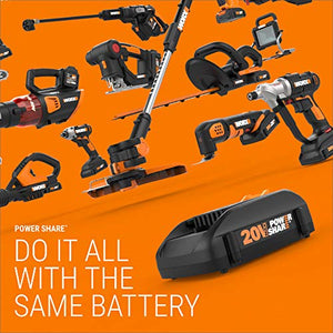 WORX WG322 20V Power Share 10" Cordless Chainsaw with Auto-Tension
