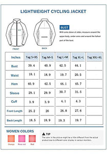 Shelcup Women's Packable Windbreaker Jacket, Lightweight and Visible, Active Cycling Running Skin Coat, Fluorescent green L