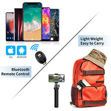 Load image into Gallery viewer, Phone Tripod, SYOSIN 2020 Extendable Phone Camera Tripod Mount with Bluetooth Control and Universal Clip，360°Rotating Flexible Tripod Stand Holder,Compatible with Smartphone, Camera and GoPro
