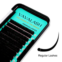 Load image into Gallery viewer, Eyelash Extensions 0.15 C Curl 8-14mm Lash Extensions Supplies Individual Lashes Premium Silk Volume &amp; Classic Lash Soft Matte Dark Professional Eyelashes Extension (0.15-C-8-14 Mixed)
