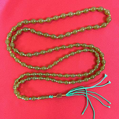 99 Beads of Olive Shah Maghsoud Stone Tasbih 13