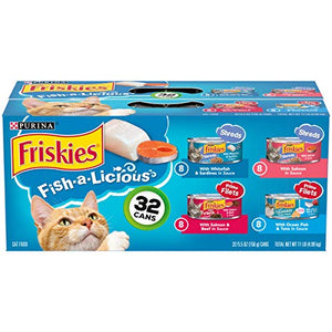 Purina Friskies Fish A Licious Variety Pack - 32x5.5 oz (050000294527)