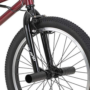 Hiland 20 Inch Kids Bike BMX Bicycles Freestyle for Boys Teenagers Red