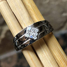 Load image into Gallery viewer, Natural Rainbow Moonstone 925 Solid Sterling Silver Men's Ring Size 8, 9, 10, 11, 12
