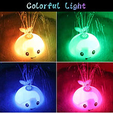 Load image into Gallery viewer, Leipal Baby Bath Toys for Kids Light Up Whale Bath Toys Sprinkler Bathtub Toys for Toddlers (White)
