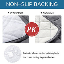 Load image into Gallery viewer, H.VERSAILTEX 100% Waterproof Sofa Protector Cover Couch Covers for Dogs / Pets | Sofa Covers for 3 Cushion Couch Leather Sofa Slipcovers with Non Slip Backing (Seat Width 68&quot;, Grey)
