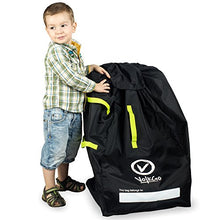 Load image into Gallery viewer, V VOLKGO Durable Car Seat Travel Bag with E-Book - Ideal Gate Check Bag for Air Travel &amp; Saving Money - for Safe &amp; Secure Car Seat - Fits Car Seats, Infant Carriers &amp; Booster
