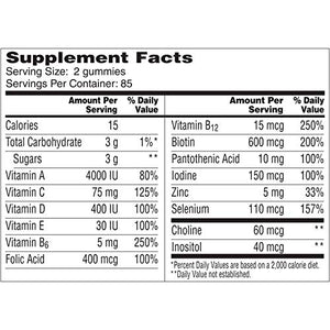 One A Day Men’s Multivitamin Gummies, Supplement with Vitamin A, Vitamin C, Vitamin D, Vitmain E, Calcium & more, 170 Count