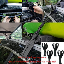 Load image into Gallery viewer, Alfa Gear Universal 34" Long Folding Lightweight Anti-Vibration Kayak Soft Roof Rack pad for Kayak/Canoe/Surfboard/Paddle Board/SUP/and Water Sports with Hood Loop and Trunk Straps
