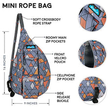 Load image into Gallery viewer, KAVU Mini Rope Bag Cotton Sling - Mod Tile
