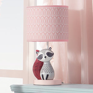 Lambs & Ivy Little Woodland Lamp with Shade & Bulb, Gray