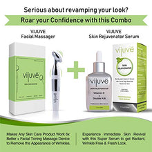 Load image into Gallery viewer, VIJUVE 45% Vitamin C Serum with Double Hyaluronic Acid &amp; Anti-Aging Peptides - 60-times More Efficient than Kojic Acid - For Face &amp; Neck to Keep Skin Elasticity, Reduce Wrinkles &amp; Dark Spots, 30 ml
