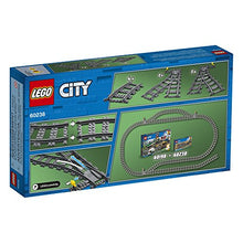 Load image into Gallery viewer, LEGO City Switch Tracks 60238 Building Kit, 8 Pieces (Pack of 1)
