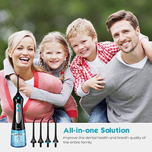 Load image into Gallery viewer, Water Flosser Professional Cordless Dental Oral Irrigator - 300ML Portable and Rechargeable IPX7 Waterproof 3 Modes Water Flosser with Cleanable Water Tank for Home and Travel, Braces &amp; Bridges Care
