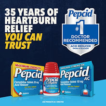 Load image into Gallery viewer, Pepcid Complete Acid Reducer + Antacid Chewable Tablets, Heartburn Relief, Mint, 50 ct
