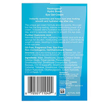 Load image into Gallery viewer, Neutrogena Hydro Boost Hydrating Gel Eye Cream with Hyaluronic Acid, Dermatologist Recommended Water Gel Under-Eye Cream, Oil-, Dye- &amp; Fragrance Free, 0.5 fl. oz
