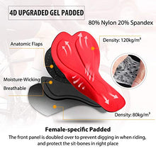 Load image into Gallery viewer, BALEAF Women's 5" Bike Shorts 4D Padded Pockets Cycling Shorts Mountain Biking Bicycle Spin Gel UPF50+, Black M
